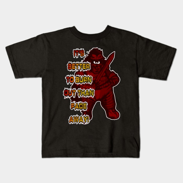 Kurgan Pete Kids T-Shirt by VintageGrim